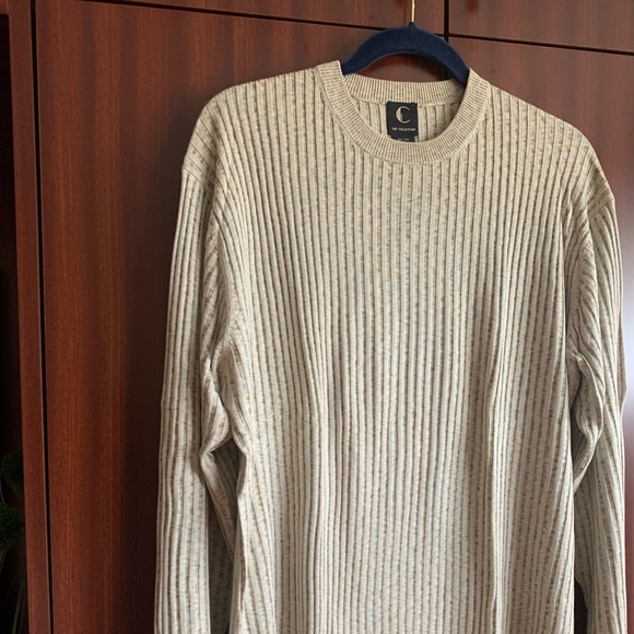 C Collection 100% Silk Men’s Sweater Size L. Armpit to armpit 25” - Picture 10 of 12